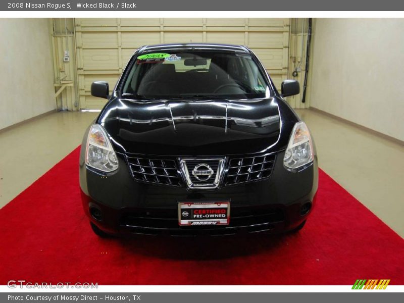 Wicked Black / Black 2008 Nissan Rogue S