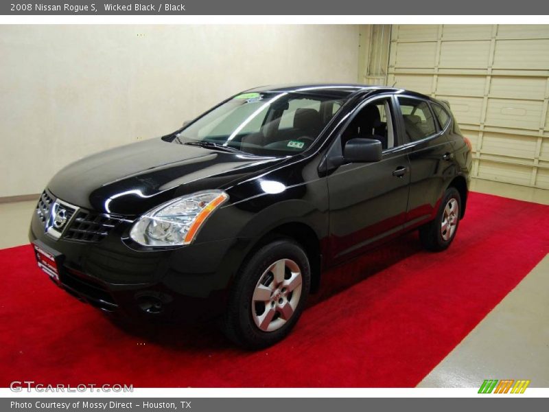 Wicked Black / Black 2008 Nissan Rogue S