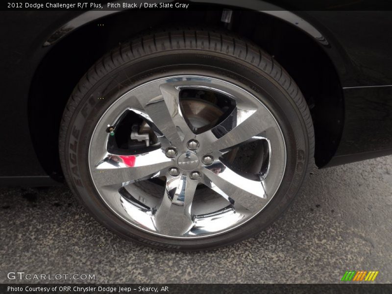 Pitch Black / Dark Slate Gray 2012 Dodge Challenger R/T Plus