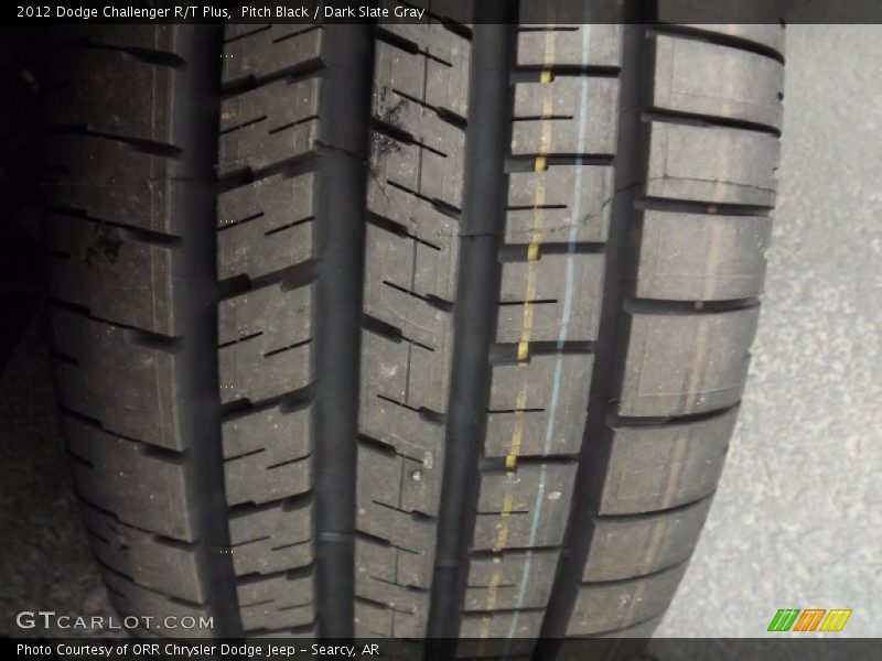 Pitch Black / Dark Slate Gray 2012 Dodge Challenger R/T Plus