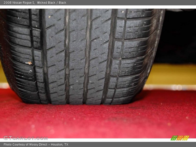 Wicked Black / Black 2008 Nissan Rogue S