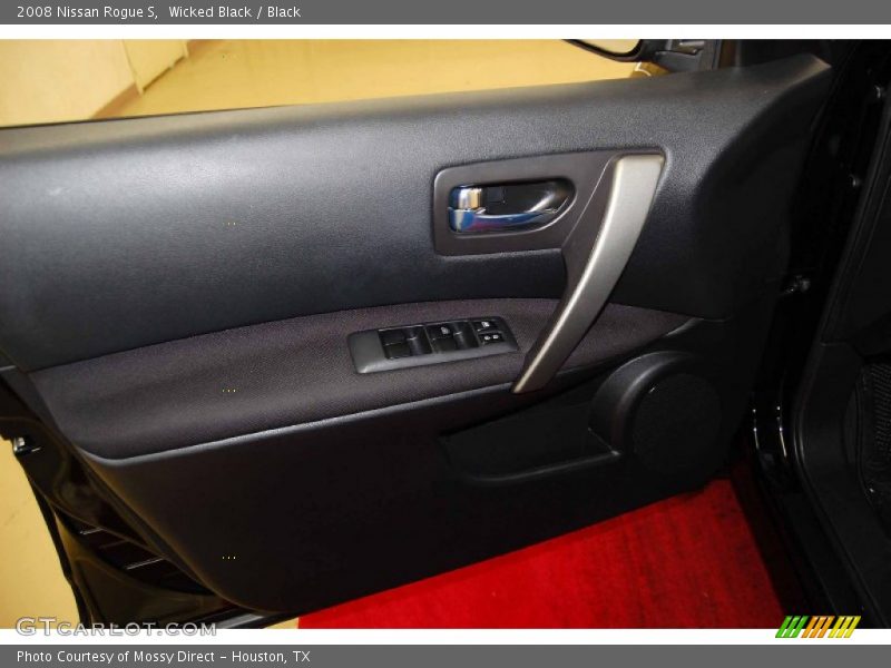 Wicked Black / Black 2008 Nissan Rogue S