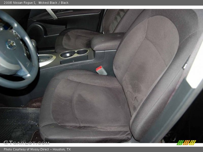 Wicked Black / Black 2008 Nissan Rogue S