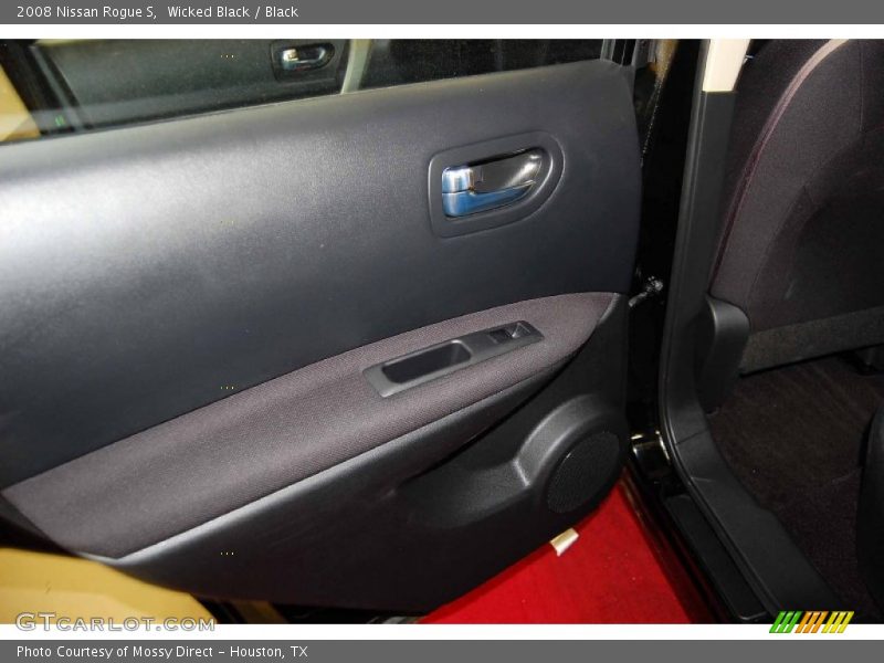Wicked Black / Black 2008 Nissan Rogue S