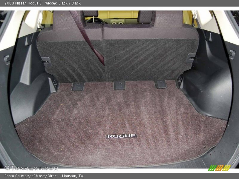 Wicked Black / Black 2008 Nissan Rogue S