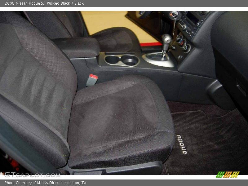 Wicked Black / Black 2008 Nissan Rogue S