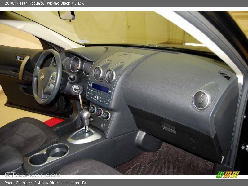 Wicked Black / Black 2008 Nissan Rogue S