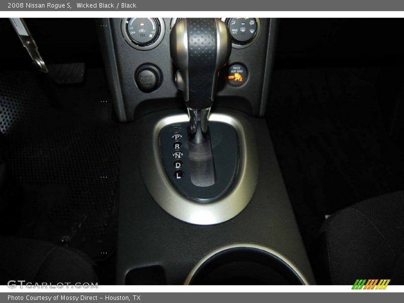 Wicked Black / Black 2008 Nissan Rogue S