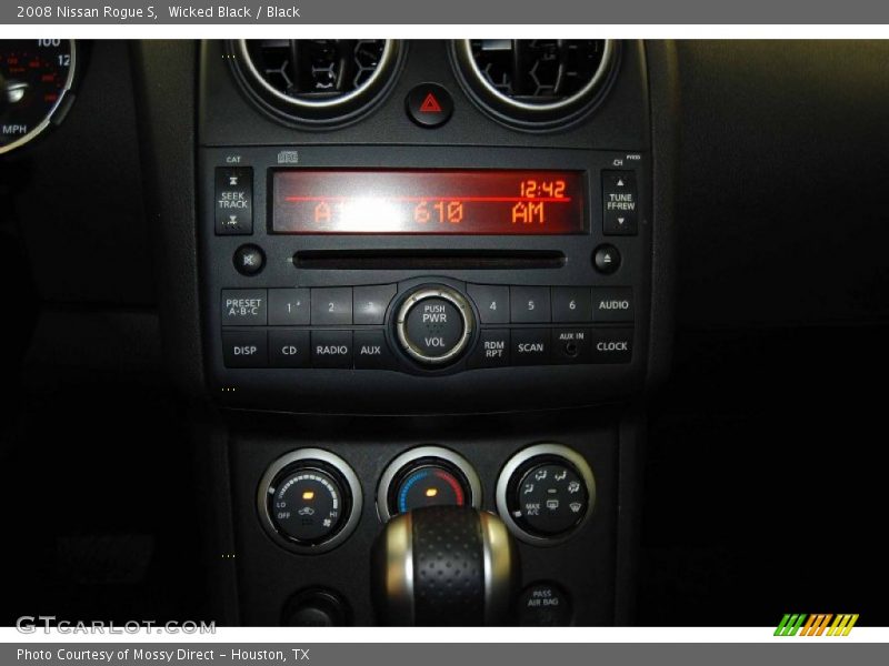 Wicked Black / Black 2008 Nissan Rogue S