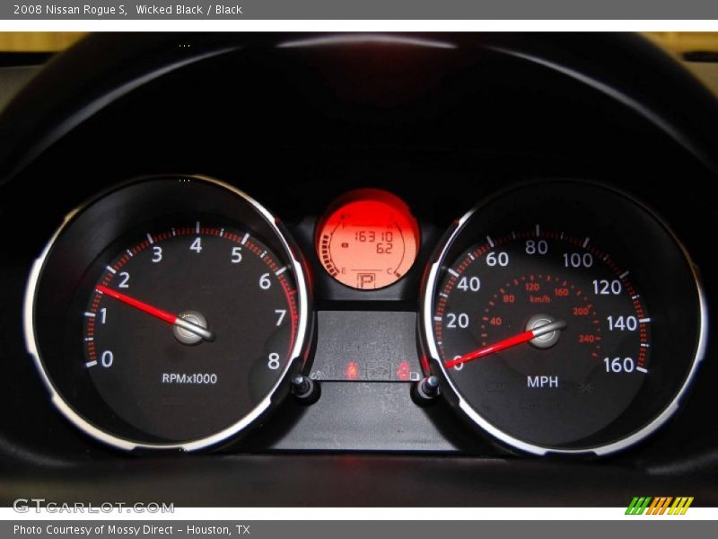 Wicked Black / Black 2008 Nissan Rogue S