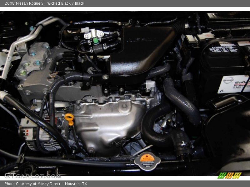 Wicked Black / Black 2008 Nissan Rogue S