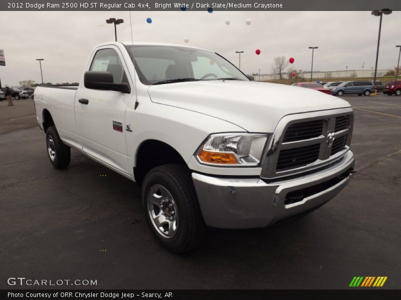 Bright White / Dark Slate/Medium Graystone 2012 Dodge Ram 2500 HD ST Regular Cab 4x4
