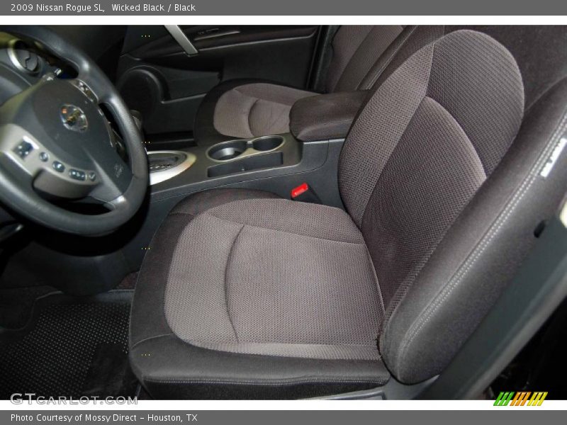 Wicked Black / Black 2009 Nissan Rogue SL