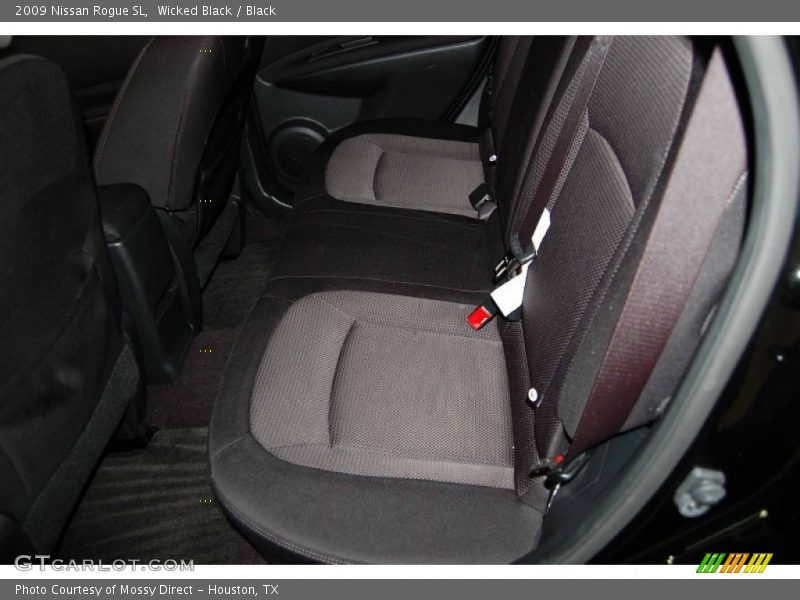 Wicked Black / Black 2009 Nissan Rogue SL
