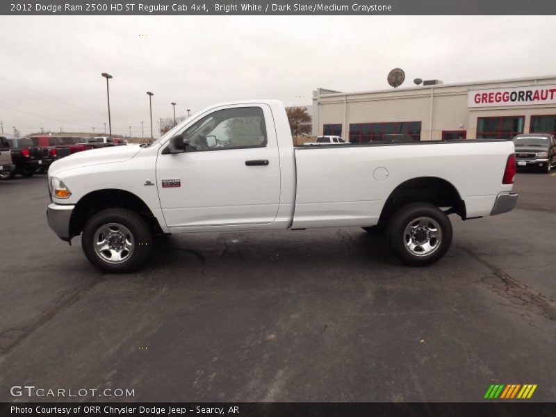 Bright White / Dark Slate/Medium Graystone 2012 Dodge Ram 2500 HD ST Regular Cab 4x4