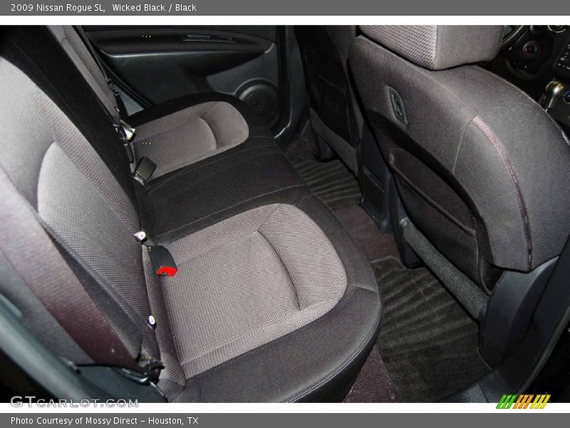 Wicked Black / Black 2009 Nissan Rogue SL