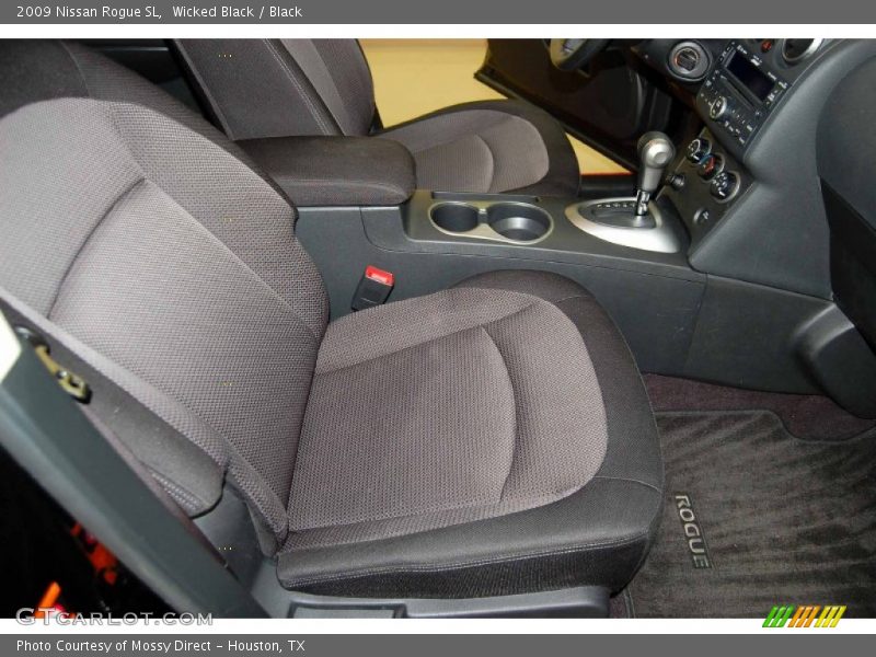 Wicked Black / Black 2009 Nissan Rogue SL