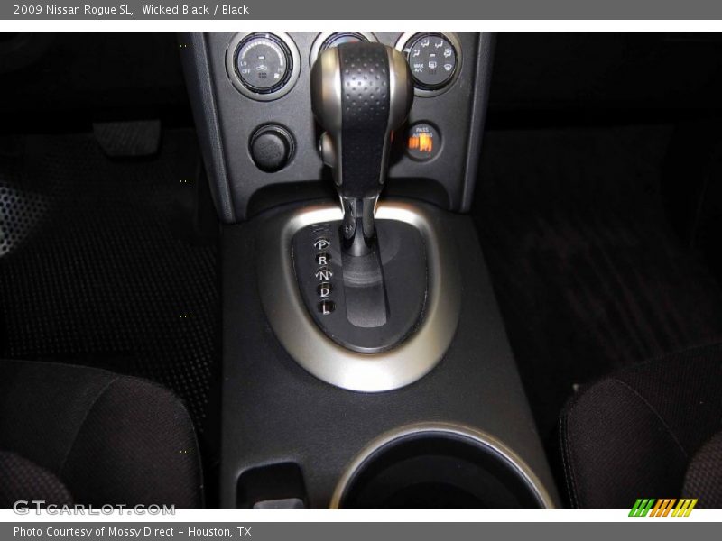 Wicked Black / Black 2009 Nissan Rogue SL
