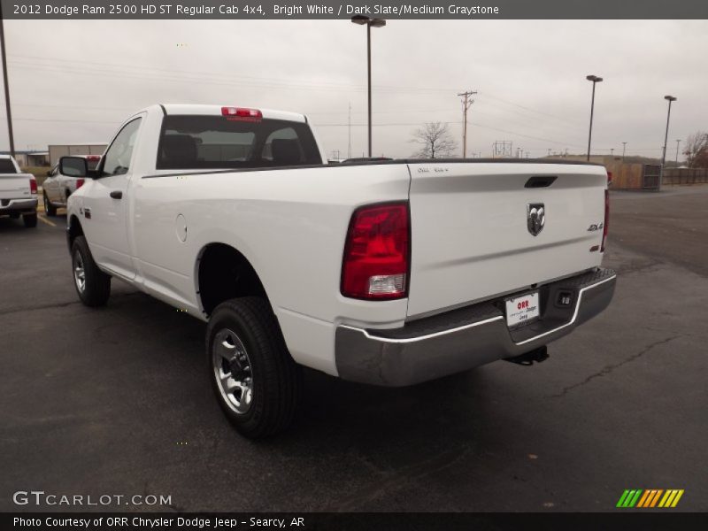 Bright White / Dark Slate/Medium Graystone 2012 Dodge Ram 2500 HD ST Regular Cab 4x4