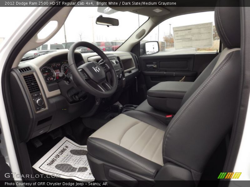 Bright White / Dark Slate/Medium Graystone 2012 Dodge Ram 2500 HD ST Regular Cab 4x4