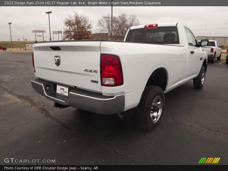 Bright White / Dark Slate/Medium Graystone 2012 Dodge Ram 2500 HD ST Regular Cab 4x4