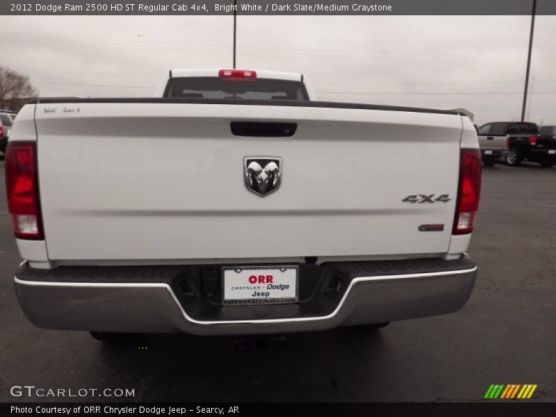 Bright White / Dark Slate/Medium Graystone 2012 Dodge Ram 2500 HD ST Regular Cab 4x4