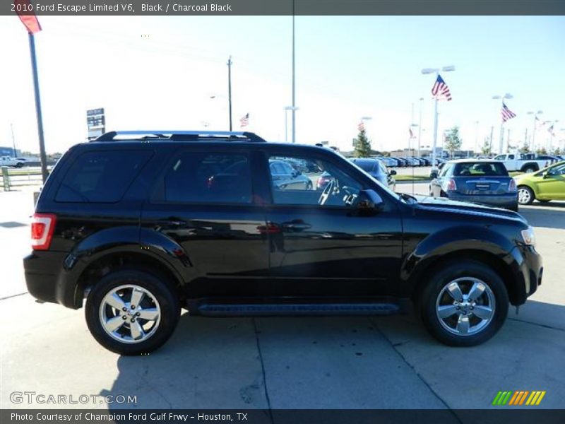 Black / Charcoal Black 2010 Ford Escape Limited V6