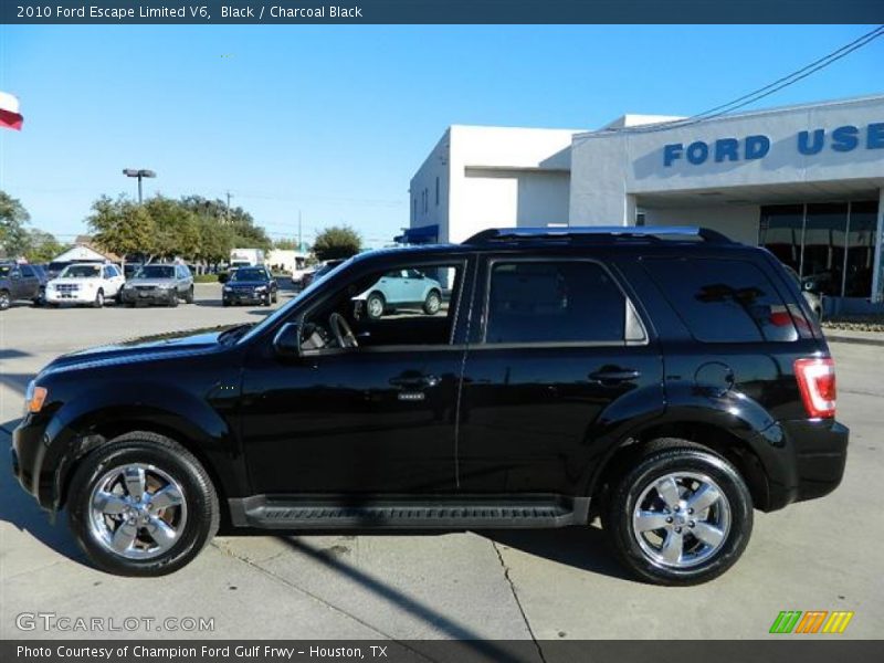 Black / Charcoal Black 2010 Ford Escape Limited V6