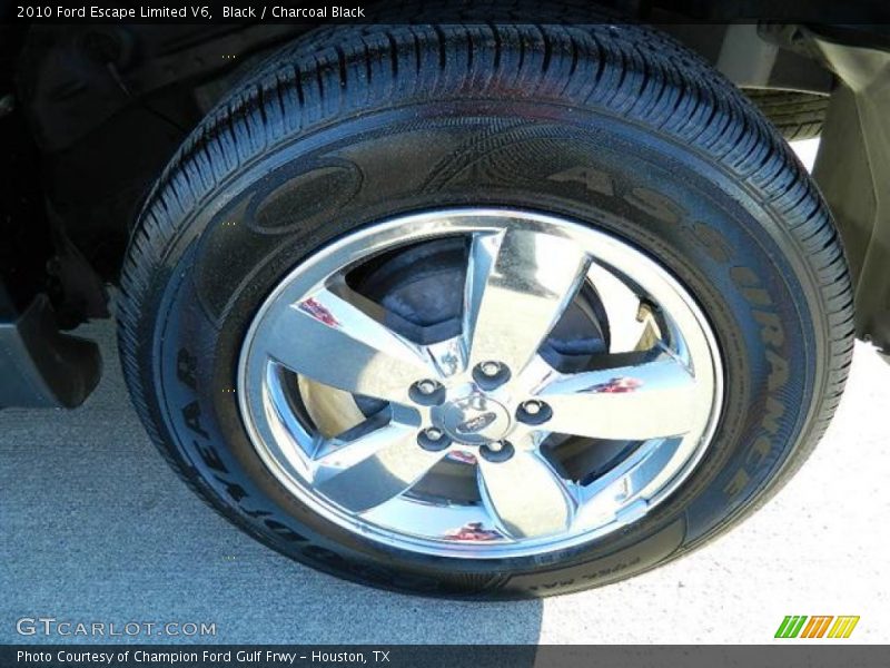 Black / Charcoal Black 2010 Ford Escape Limited V6