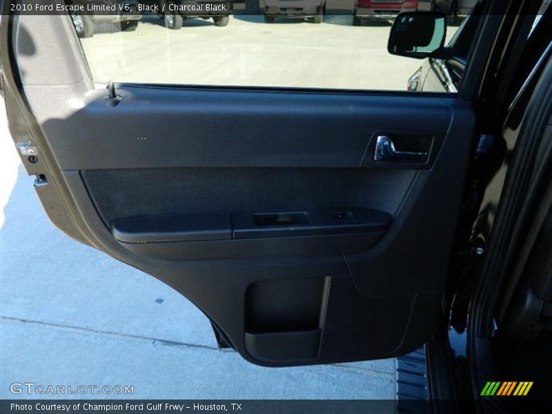 Black / Charcoal Black 2010 Ford Escape Limited V6