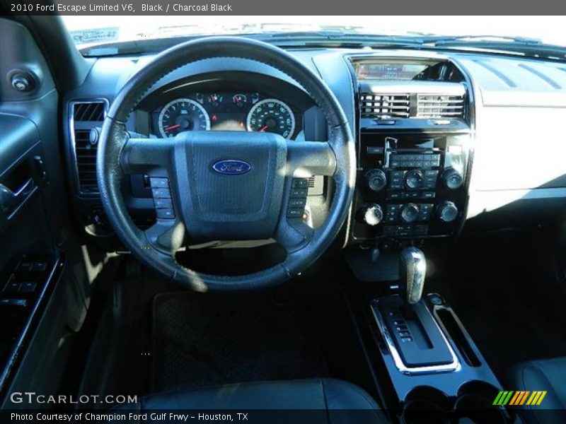 Black / Charcoal Black 2010 Ford Escape Limited V6