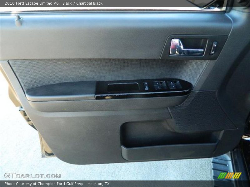 Black / Charcoal Black 2010 Ford Escape Limited V6
