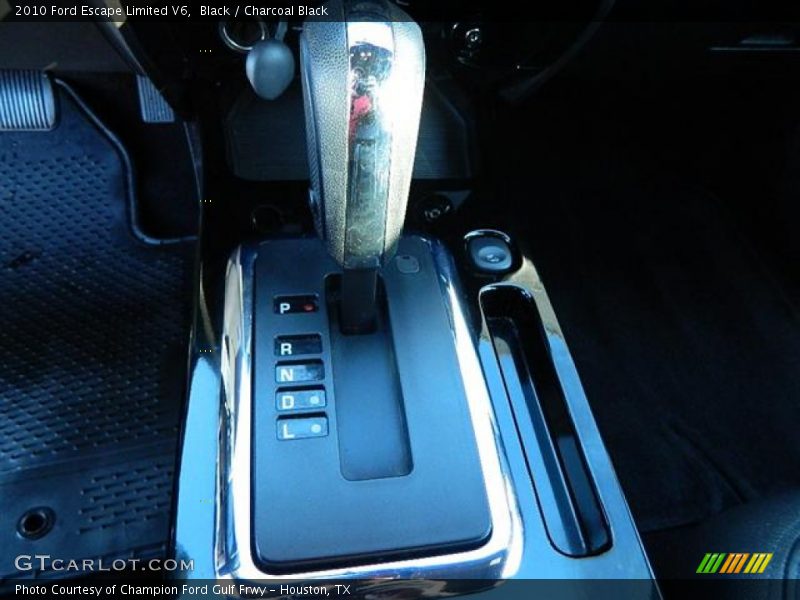Black / Charcoal Black 2010 Ford Escape Limited V6