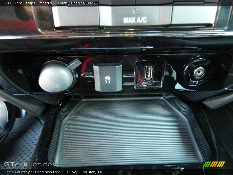 Black / Charcoal Black 2010 Ford Escape Limited V6
