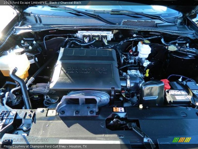 Black / Charcoal Black 2010 Ford Escape Limited V6