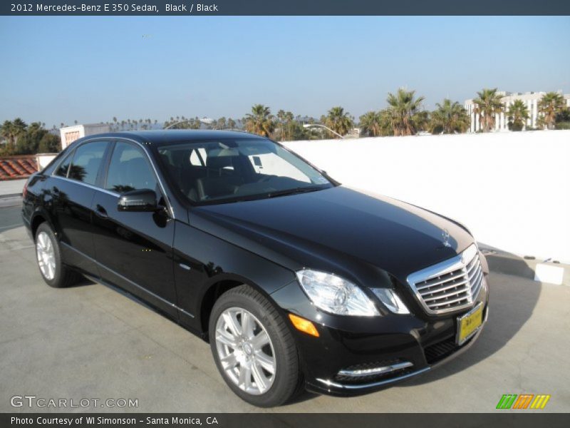 Black / Black 2012 Mercedes-Benz E 350 Sedan
