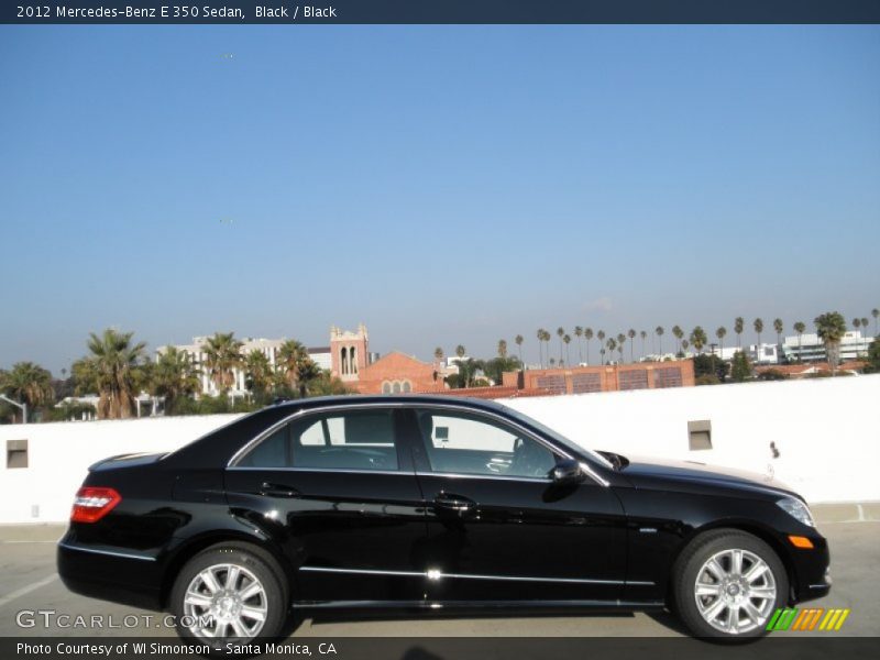 Black / Black 2012 Mercedes-Benz E 350 Sedan