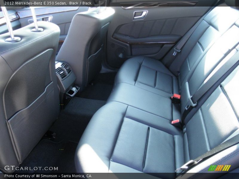 Black / Black 2012 Mercedes-Benz E 350 Sedan