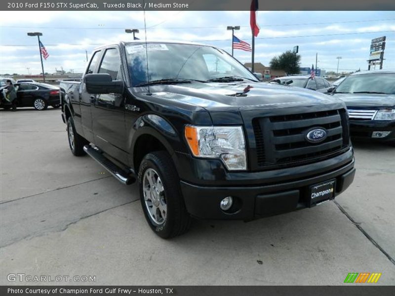 Tuxedo Black / Medium Stone 2010 Ford F150 STX SuperCab