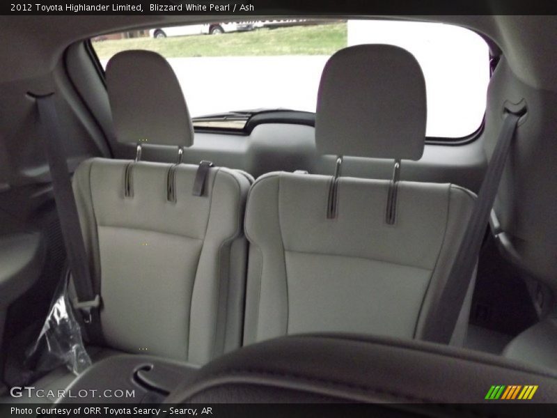 Blizzard White Pearl / Ash 2012 Toyota Highlander Limited