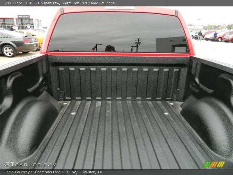 Vermillion Red / Medium Stone 2010 Ford F150 XLT SuperCrew