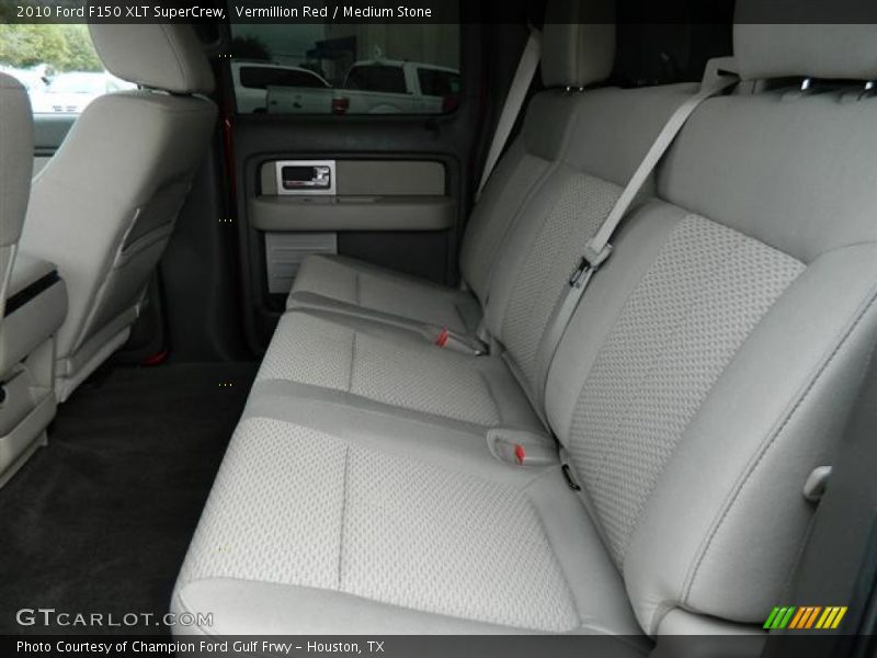 Vermillion Red / Medium Stone 2010 Ford F150 XLT SuperCrew