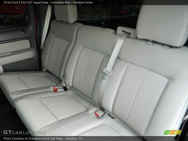 Vermillion Red / Medium Stone 2010 Ford F150 XLT SuperCrew