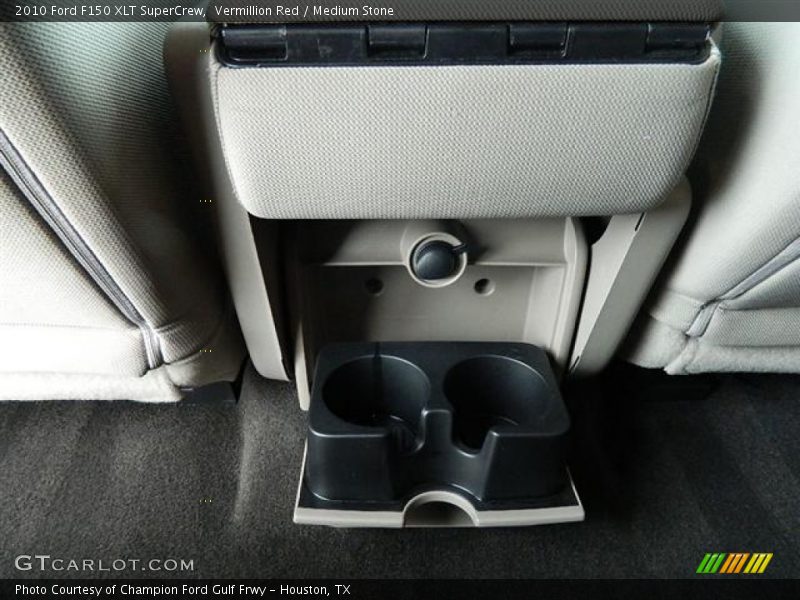 Vermillion Red / Medium Stone 2010 Ford F150 XLT SuperCrew