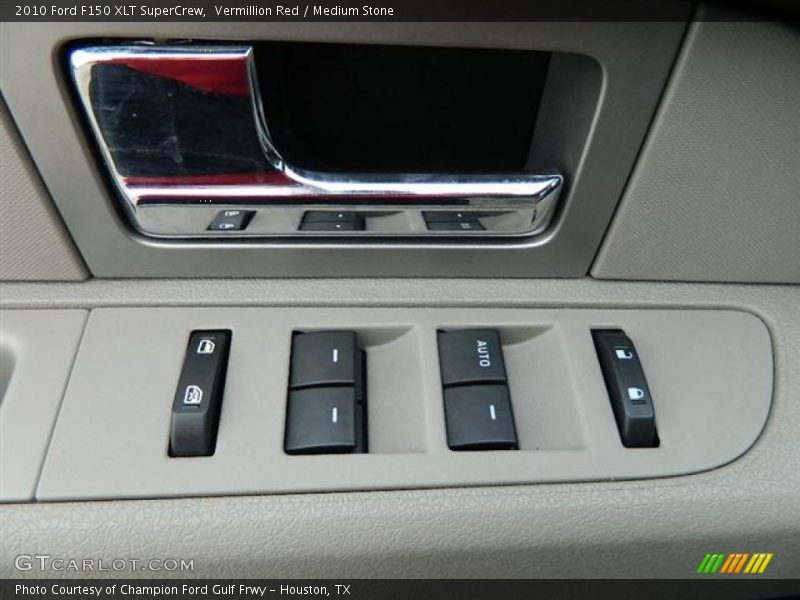 Vermillion Red / Medium Stone 2010 Ford F150 XLT SuperCrew