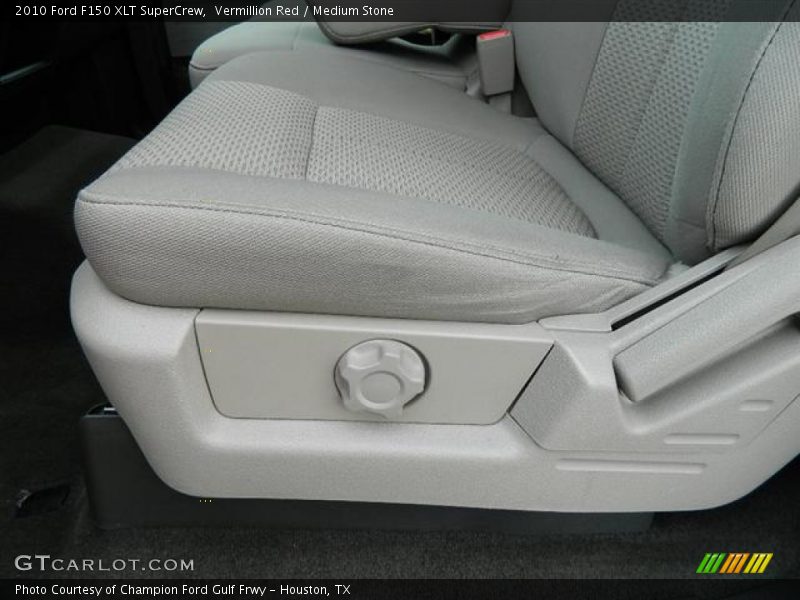 Vermillion Red / Medium Stone 2010 Ford F150 XLT SuperCrew