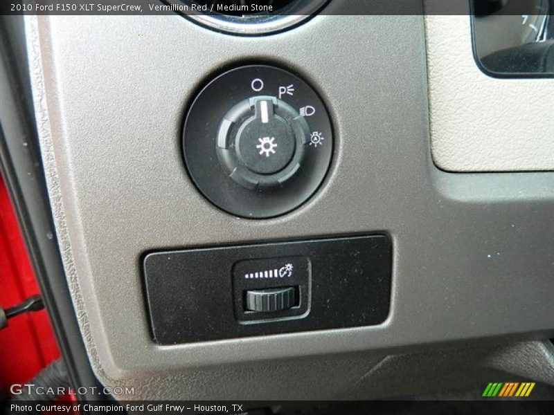 Vermillion Red / Medium Stone 2010 Ford F150 XLT SuperCrew