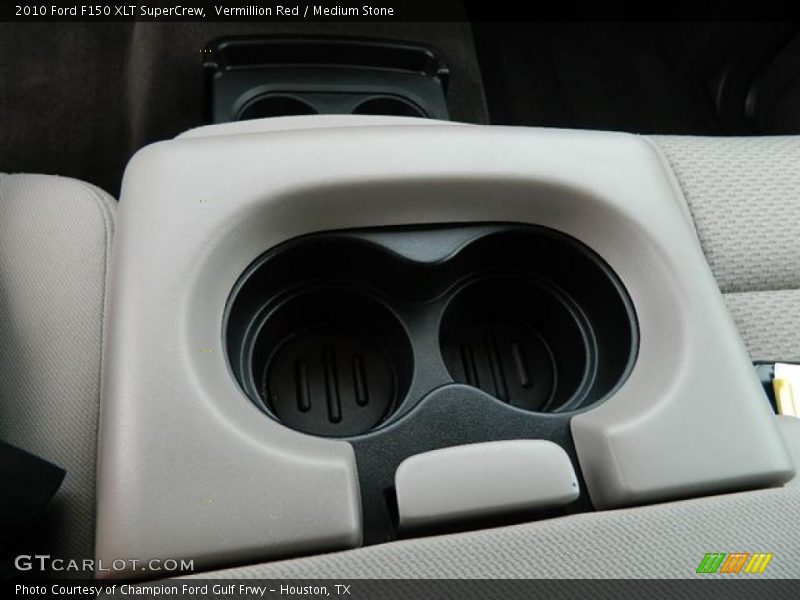 Vermillion Red / Medium Stone 2010 Ford F150 XLT SuperCrew