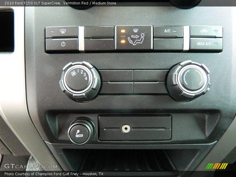 Vermillion Red / Medium Stone 2010 Ford F150 XLT SuperCrew