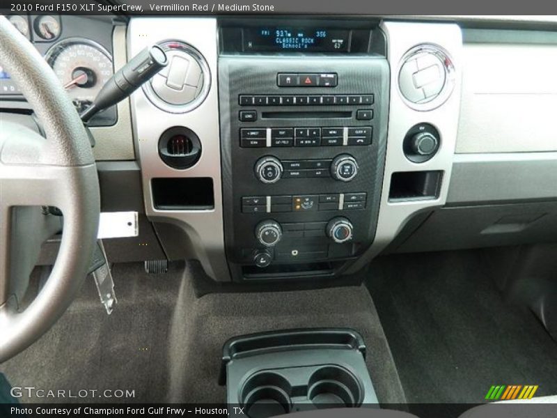 Vermillion Red / Medium Stone 2010 Ford F150 XLT SuperCrew